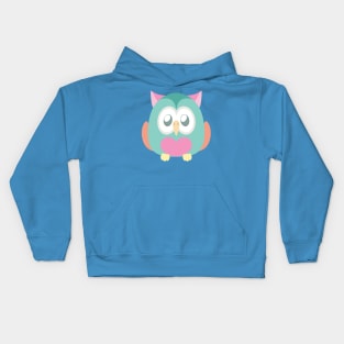 Colorful owl Kids Hoodie